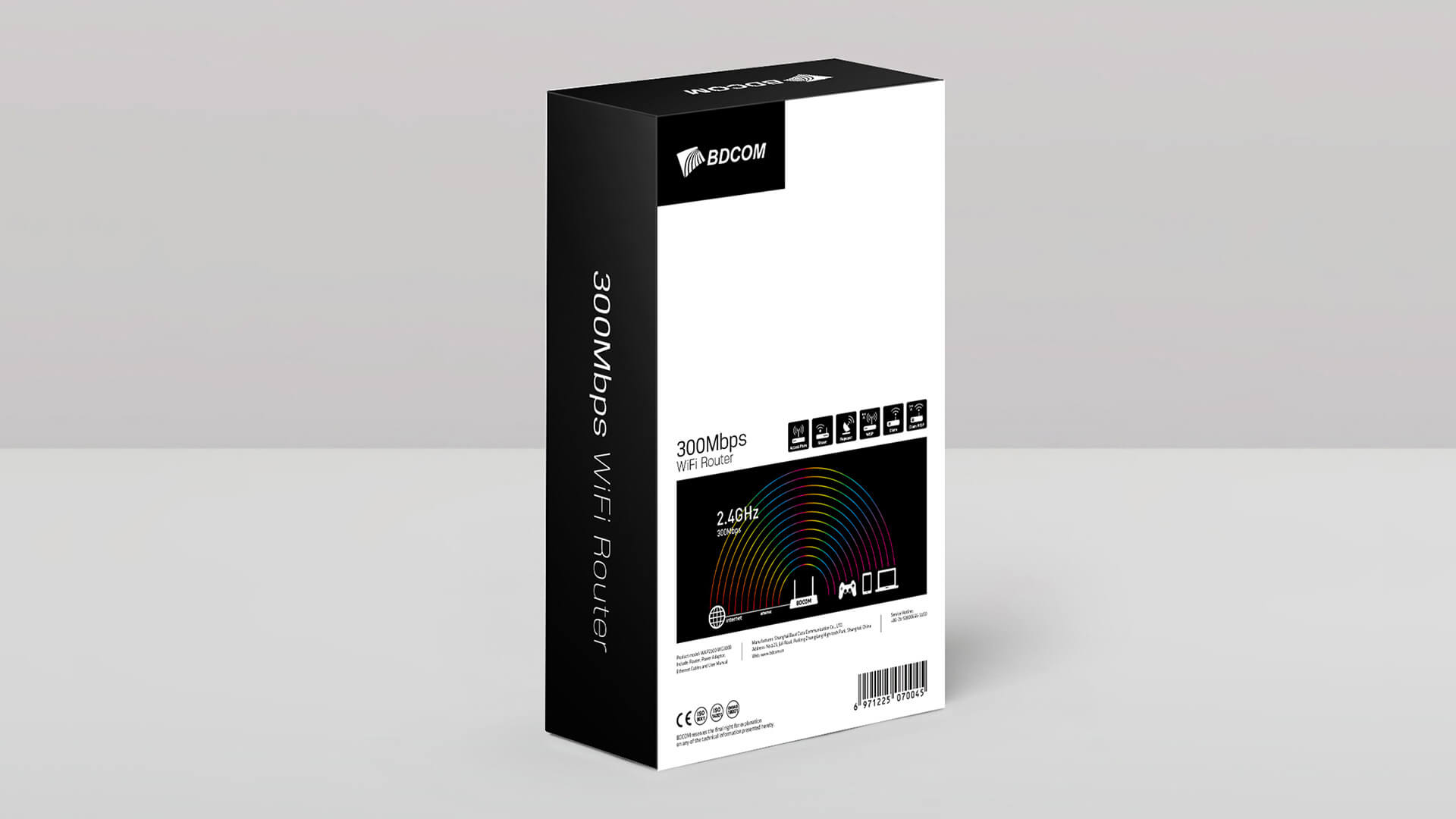 BDCOM 路由器包装设计 - 领驱品牌设计（上海）有限公司