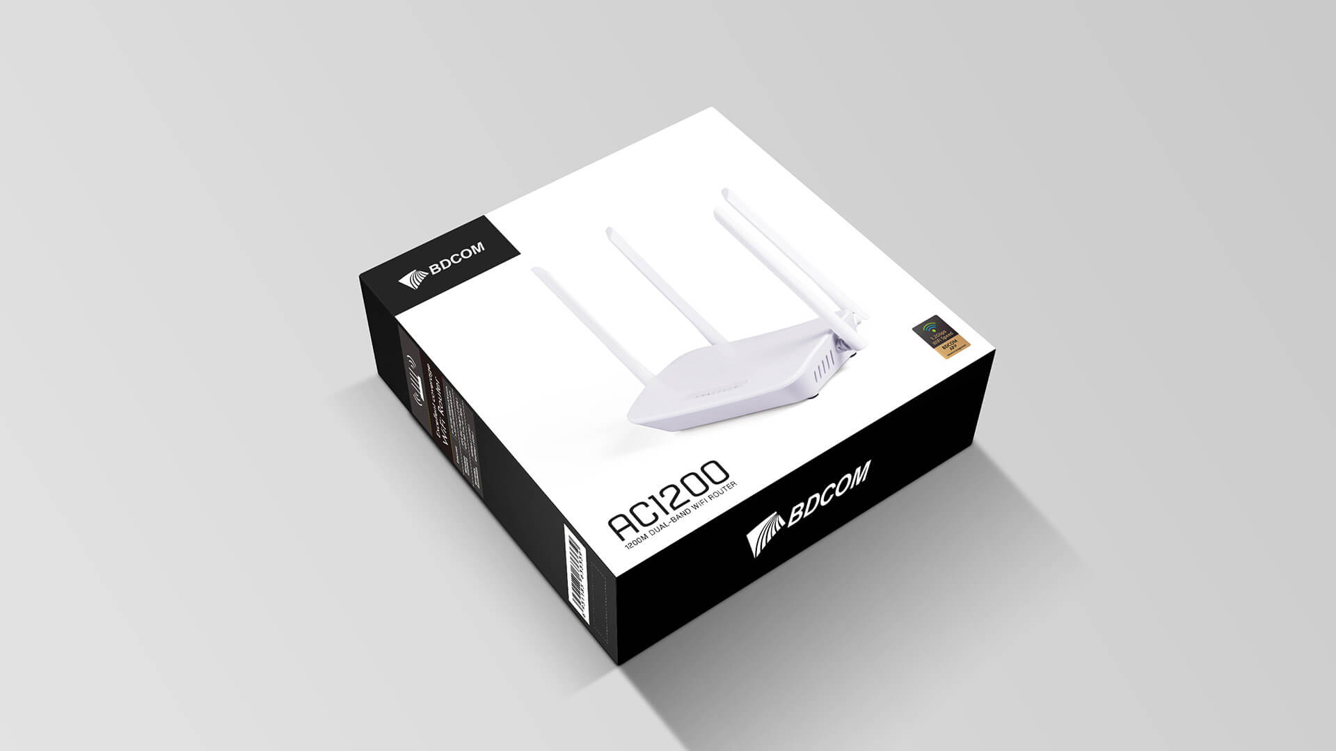 BDCOM 路由器包装设计 - 领驱品牌设计（上海）有限公司